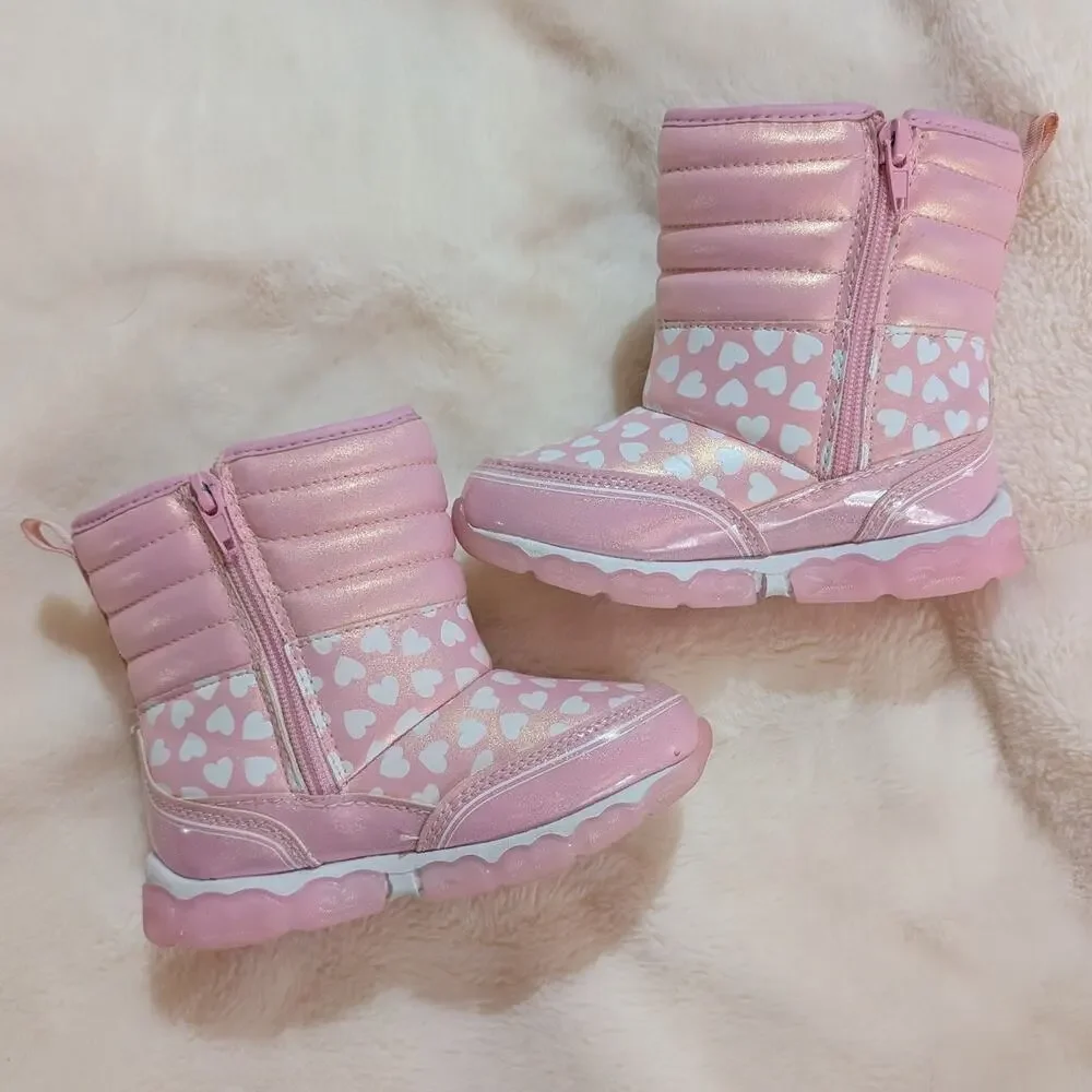 Disney Princess | Light Up Winter Snow Boots | Girls Size 9